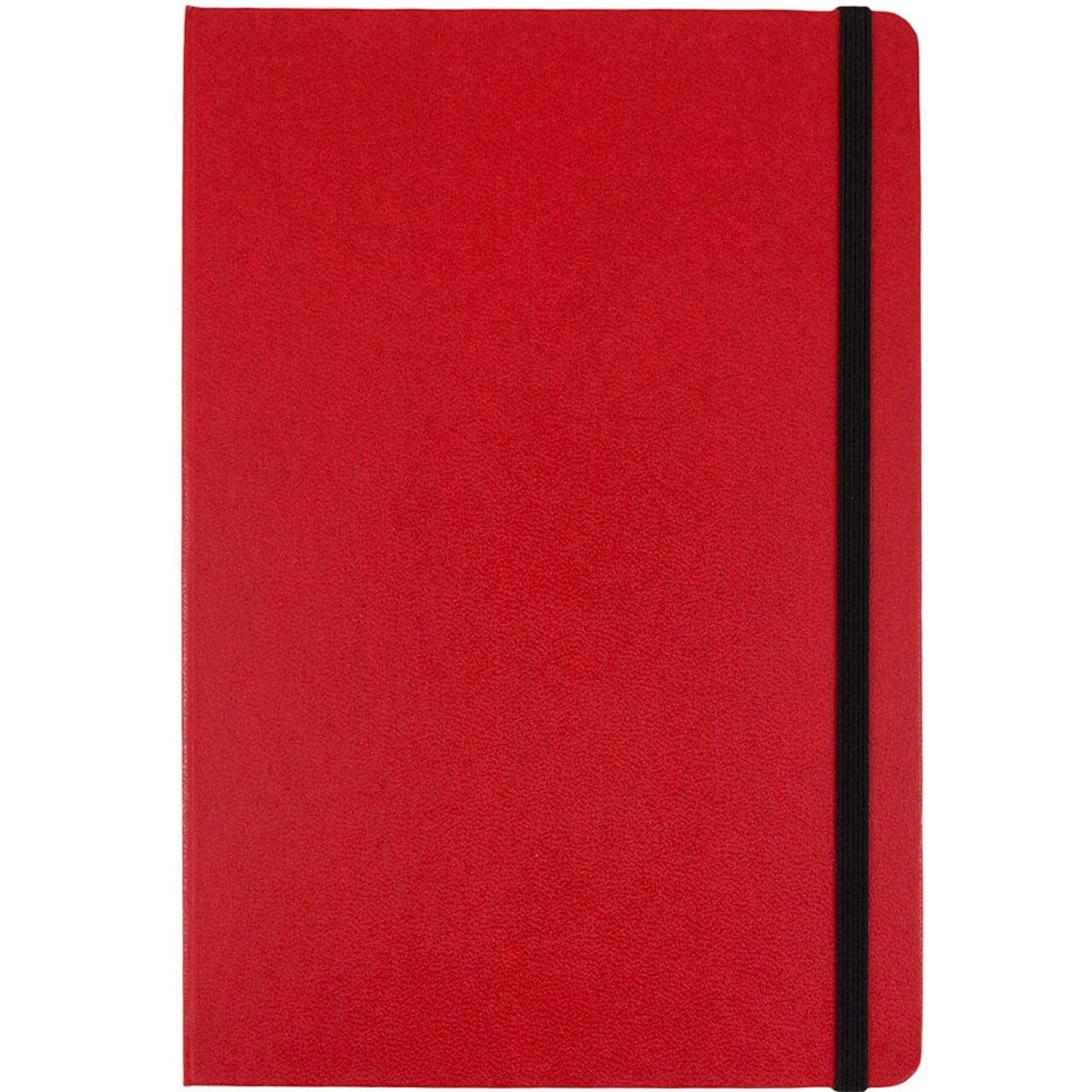 JAM Paper Large Hardcover Notebook with Elastic Band